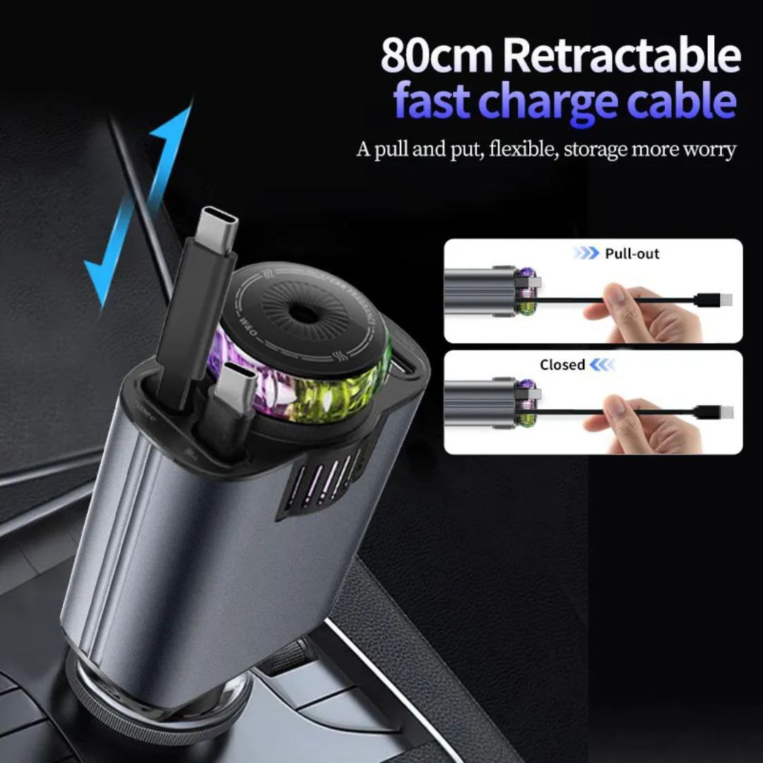 Chargeur de Voiture 5 en 1 avec Diffuseur