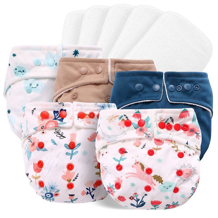 COUCHES LAVABLE BEBES 5 PIECES