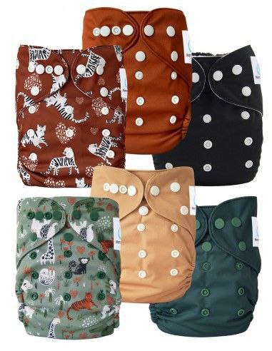 COUCHES LAVABLE BEBES 5 PIECES