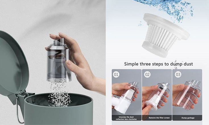 Aspirateur de voiture sans fil, chargeur USB portable 3EN1