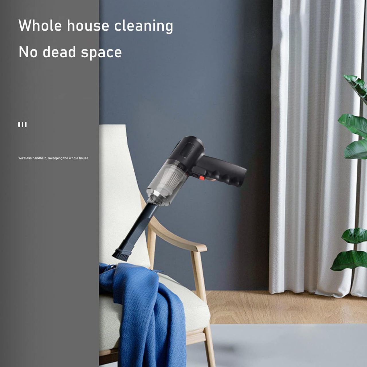 Aspirateur de voiture sans fil, chargeur USB portable 3EN1